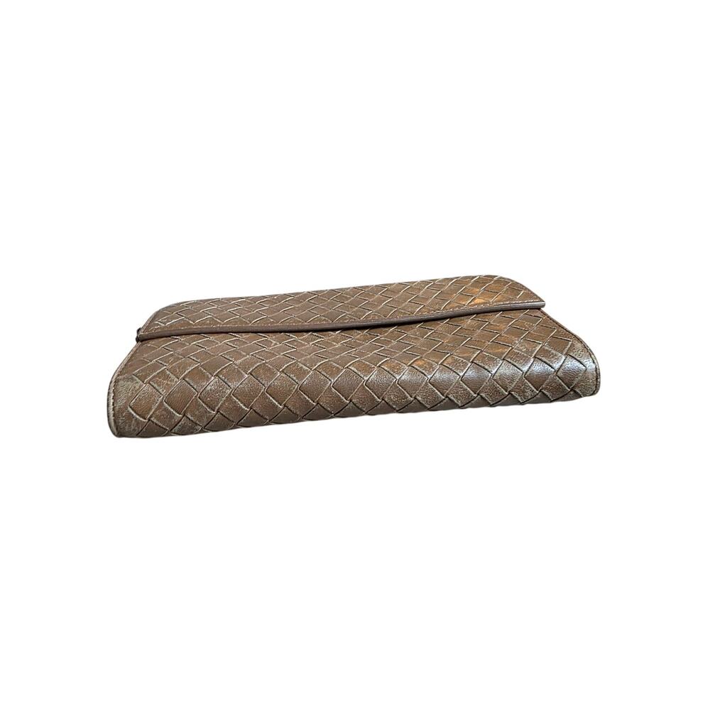 Bottega Veneta Intrecciato Woven Leather Long Wallet EUC - Picture 6 of 13